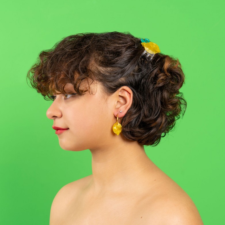 Coucou Suzette - Lemon Mini Hair Claw 