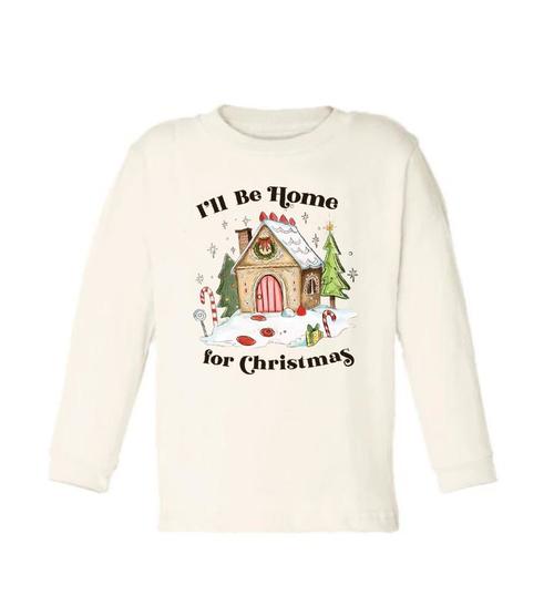  I''ll be Home for Christmas [Long Sleeved Toddler Tee]