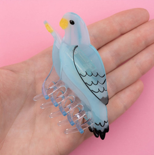 Coucou Suzette - Blue Budgie Hair Claw