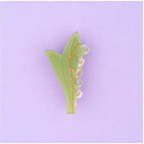 Coucou Suzette - Lily of the Valley Hair Clip /CCS-BARRETTEMUGU-ET