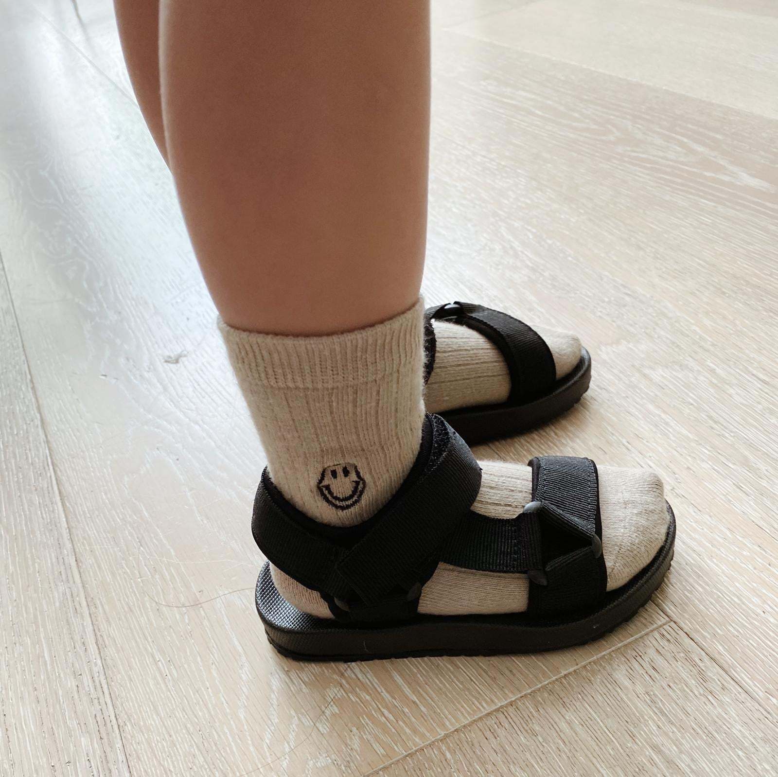 Tinytrove - Olympia Velcro Sandal - Black