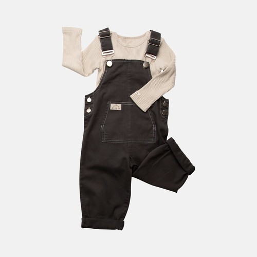 Claude&Co-Washed Black Dungaree