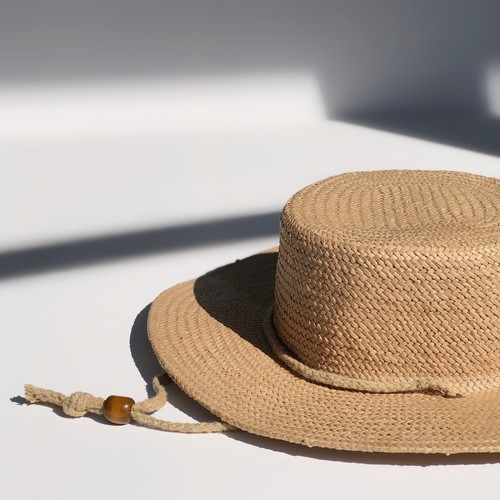 FINI THE LABEL- parisian boater hat