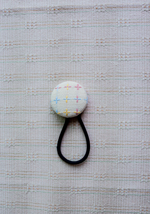 限量款  Tiny Flora- Cross cream small set (3  hair clips) / 小童3件套发夹