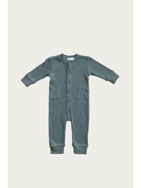 Jamie Kay -Organic Cotton Waffle Lincoln Onepiece - Harbour