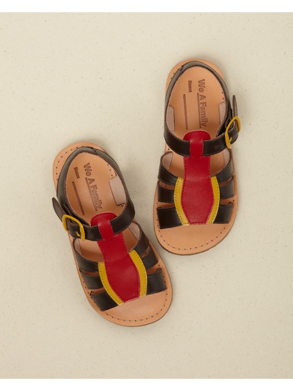 We A Family-BIRDIE SANDAL Brown/Red