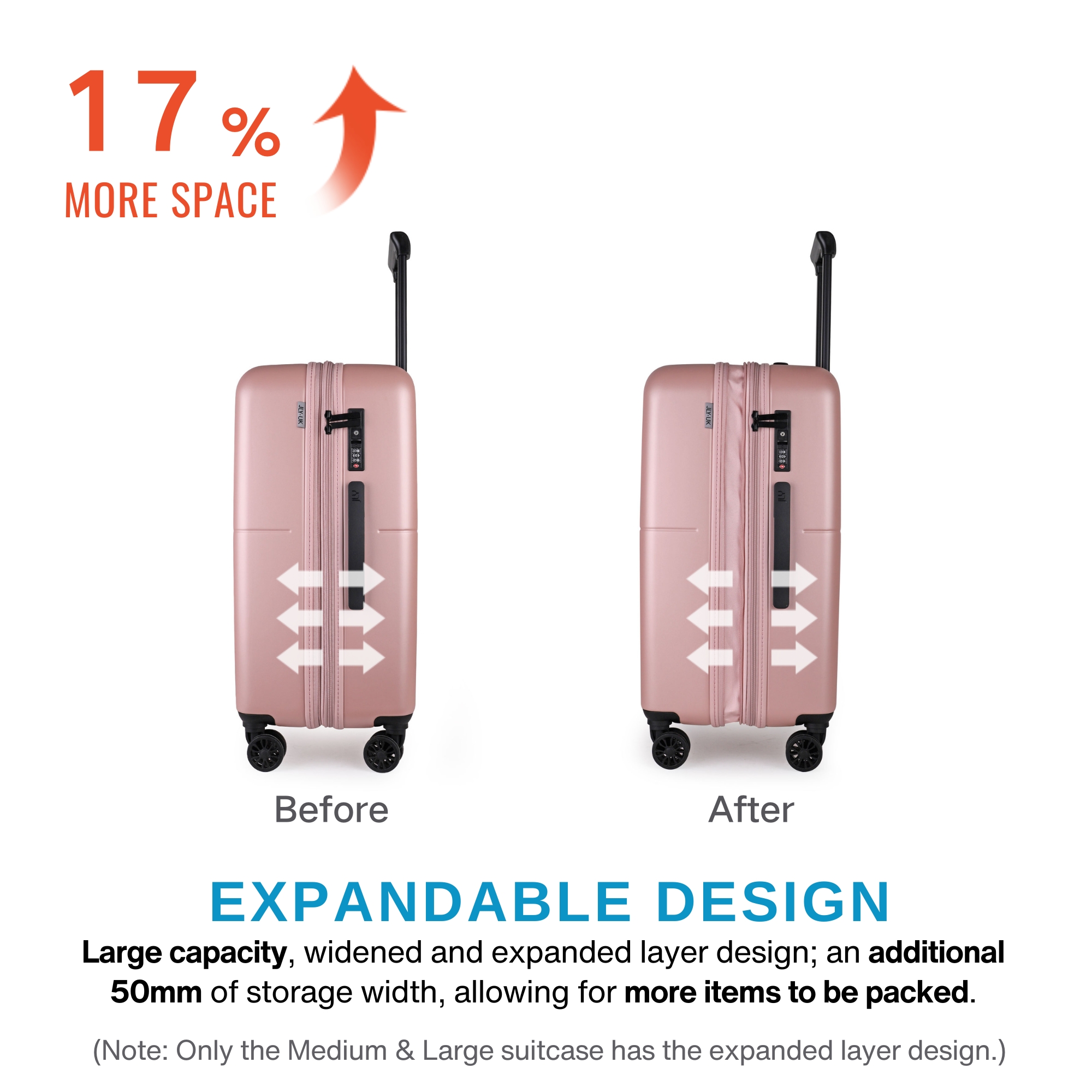 HDA-2206 JLY UK Suitcase - Small (55cm)