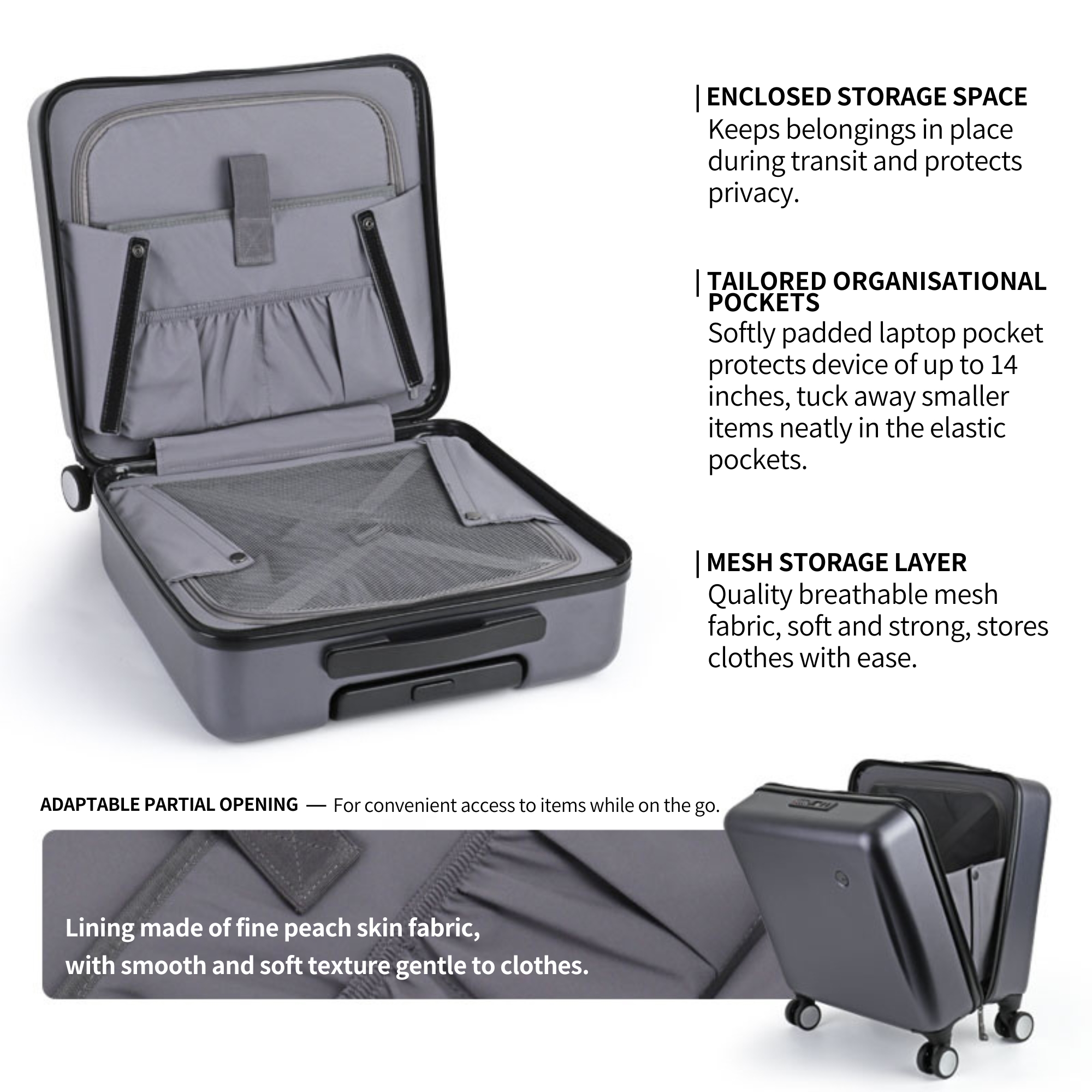 HDA-2163-16 Boarding Box - Cabin Suitcase