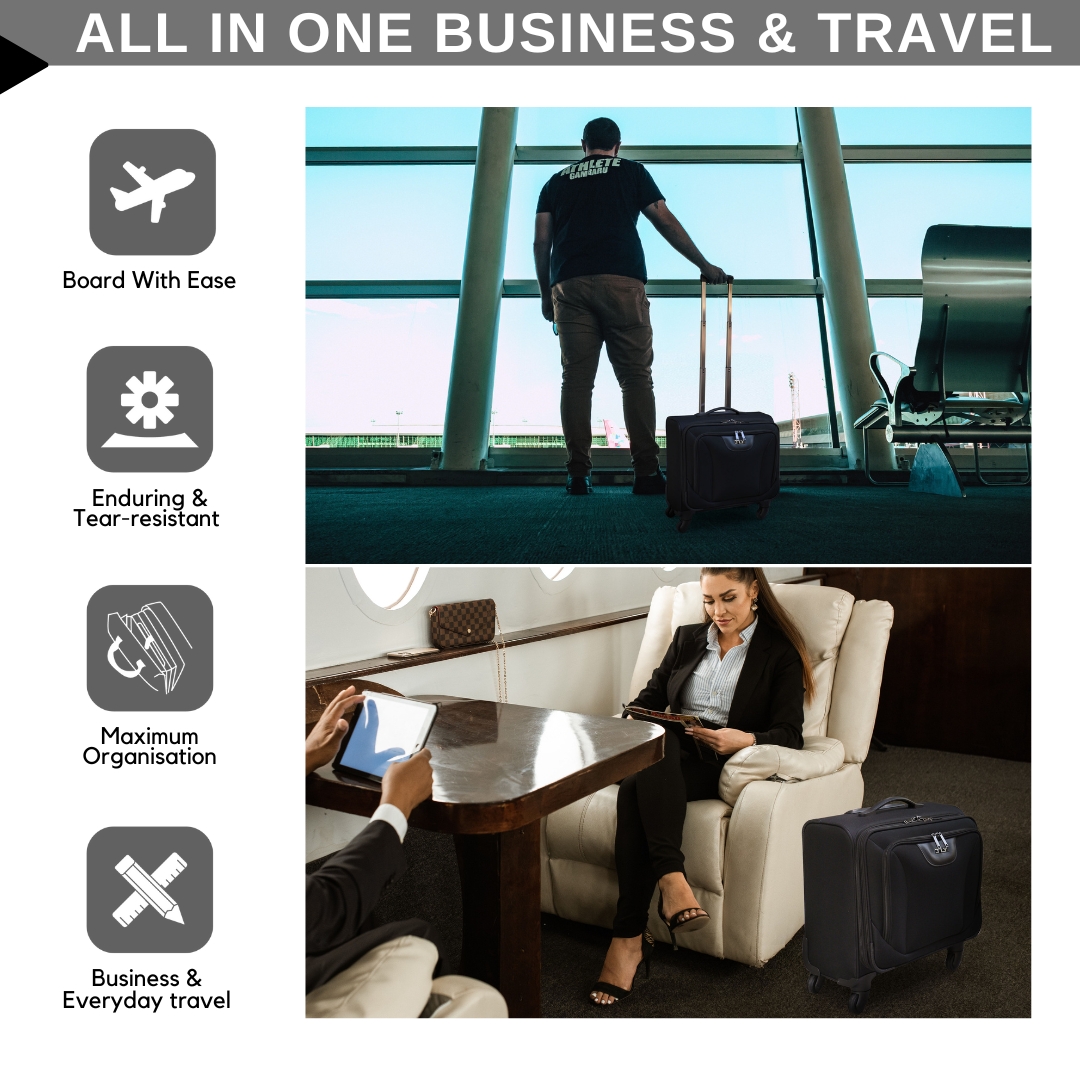 HDS-4116 The Business Carry On - Cabin Suitcase
