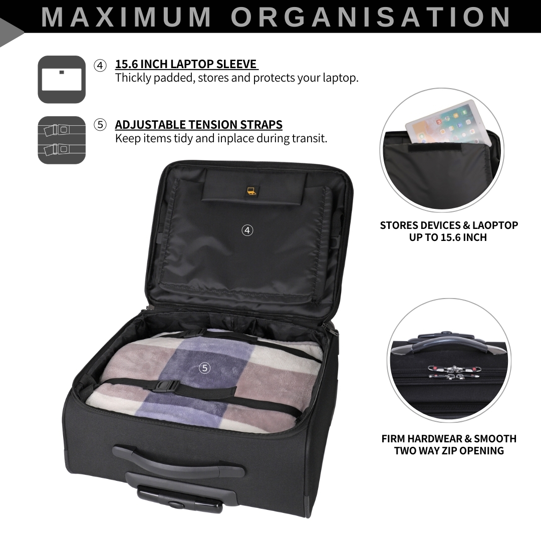 HDS-4116 The Business Carry On - Cabin Suitcase