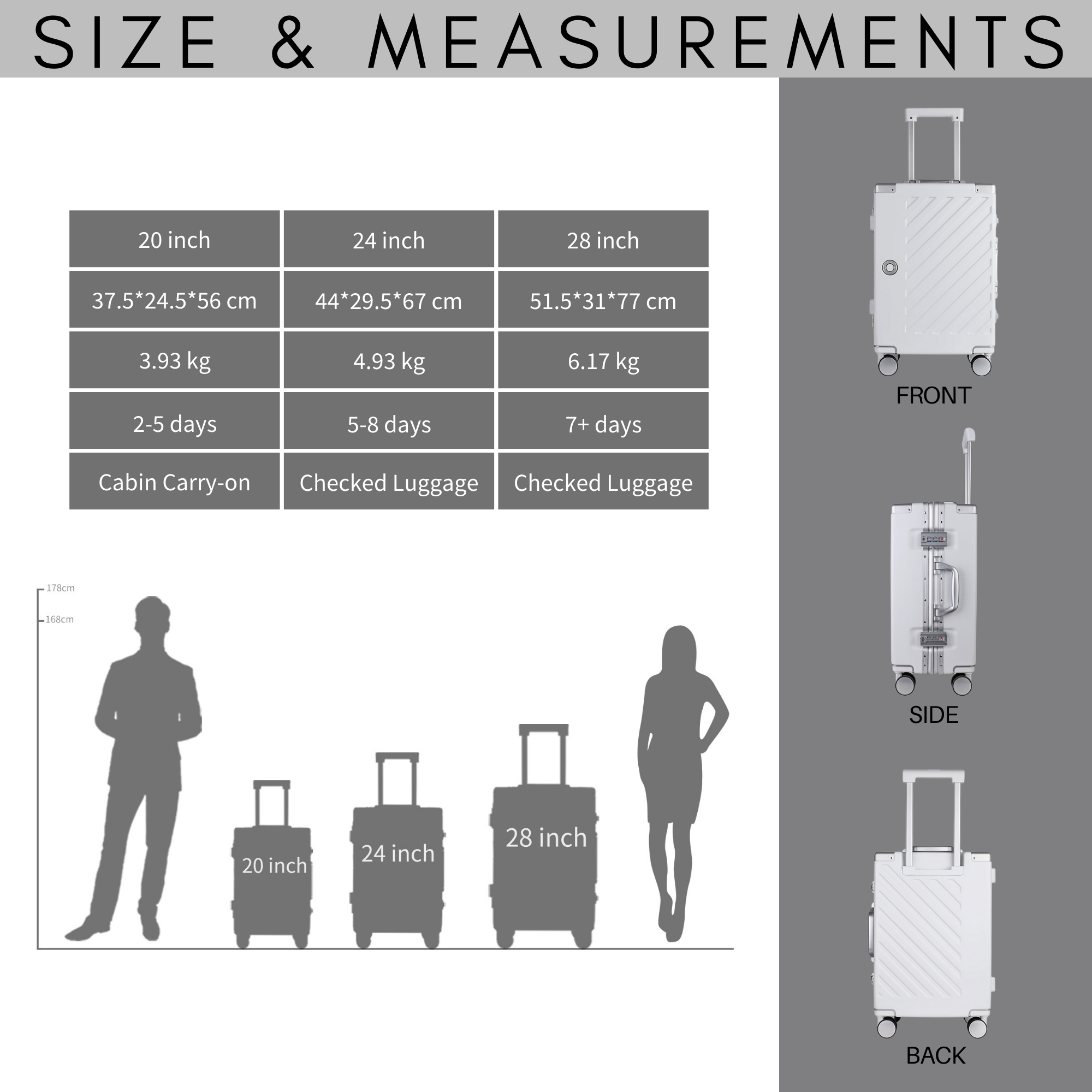 HDS-2202 JLY Urban Nomad - Small Suitcase (54.5cm)