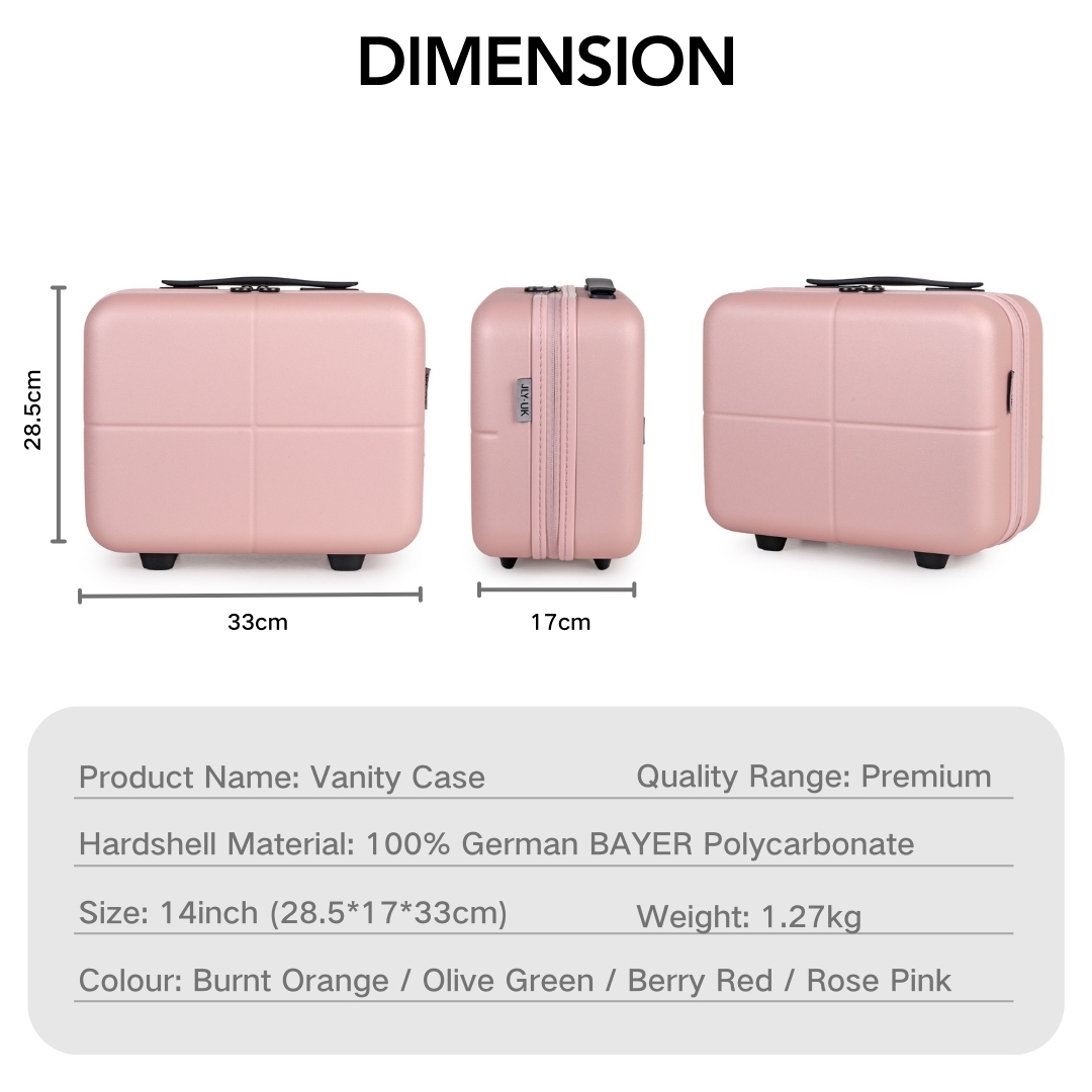 HDA-2206-14  JLY UK Timeless - Vanity Case