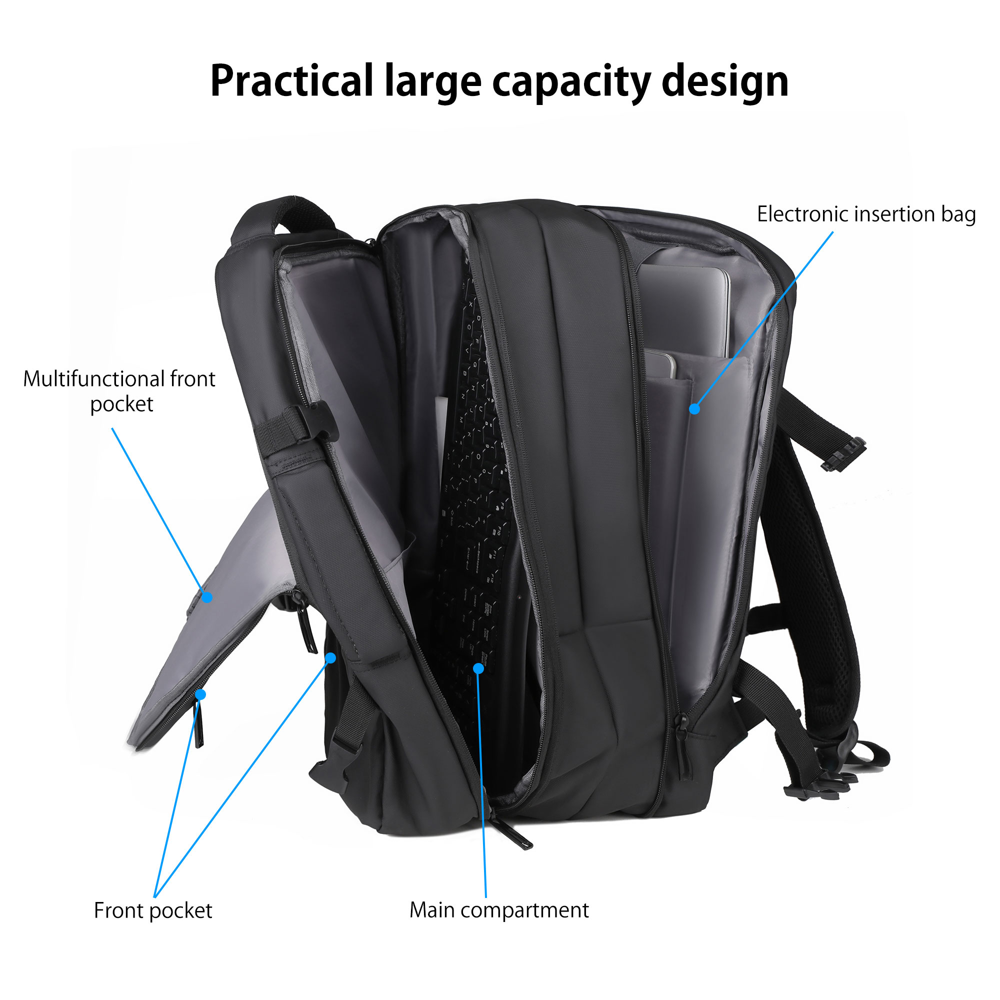 HDS-1904 Expandable Travel Backpack