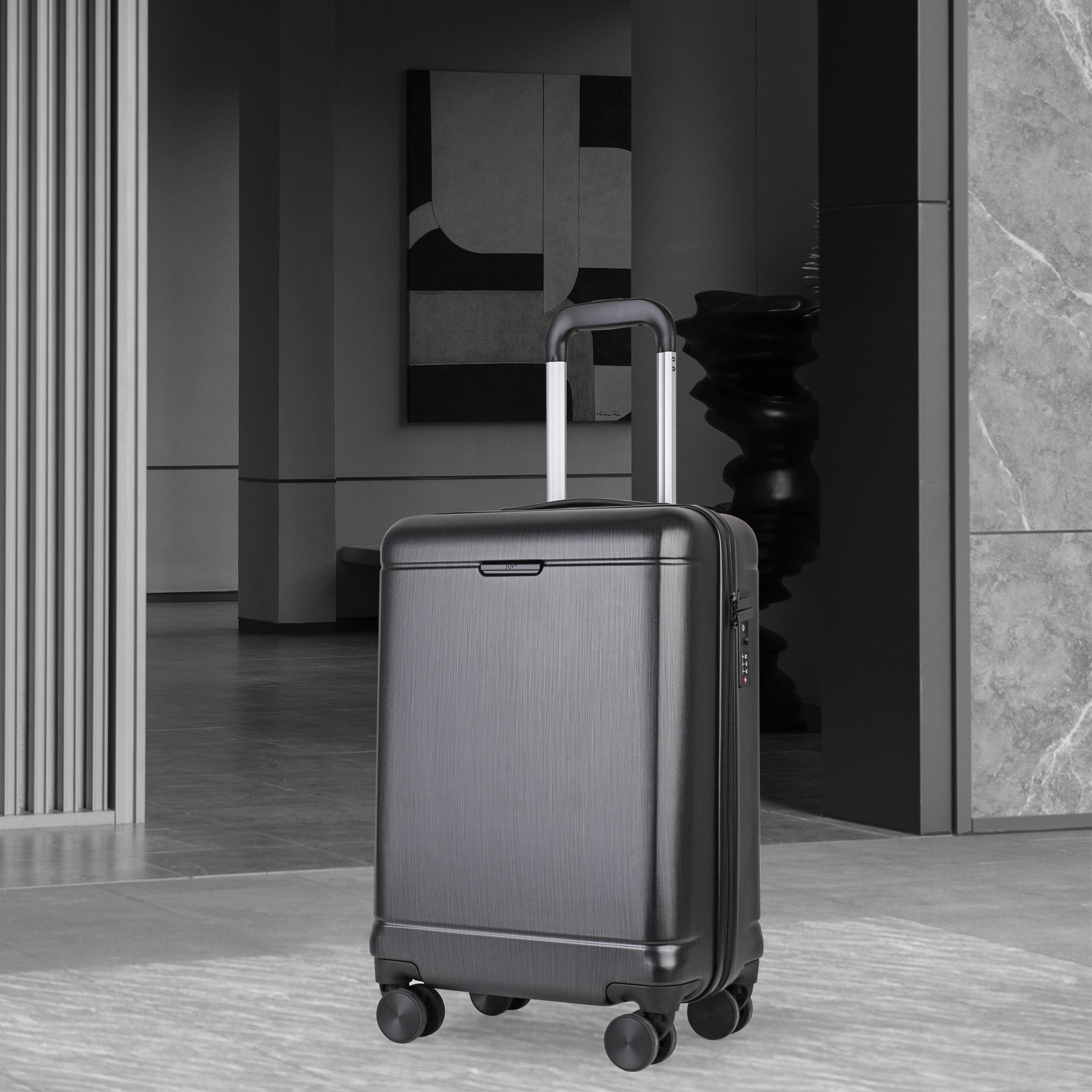 HDA-2182 Matte Metallic Suitcase