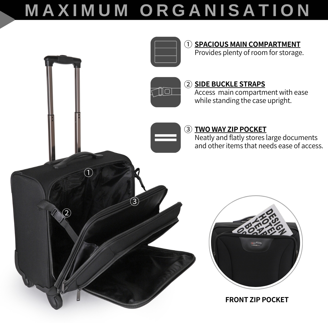 HDS-4116 The Business Carry On - Cabin Suitcase