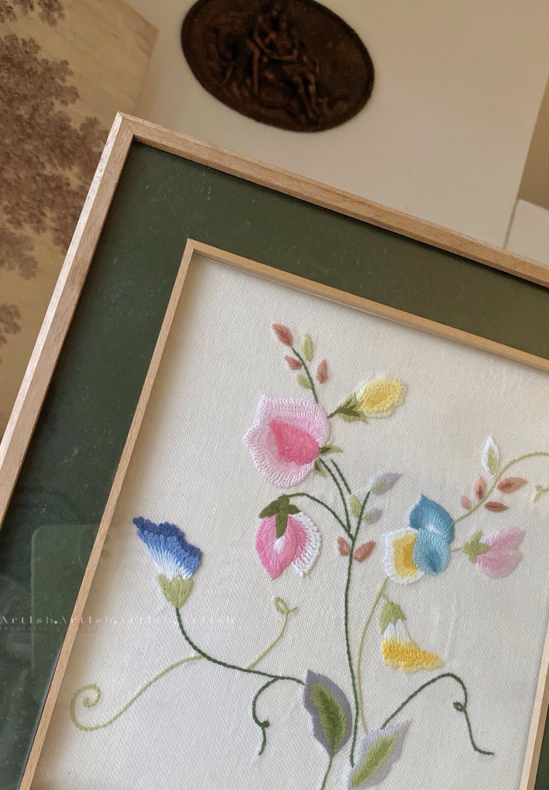 国外vintage手工立体画