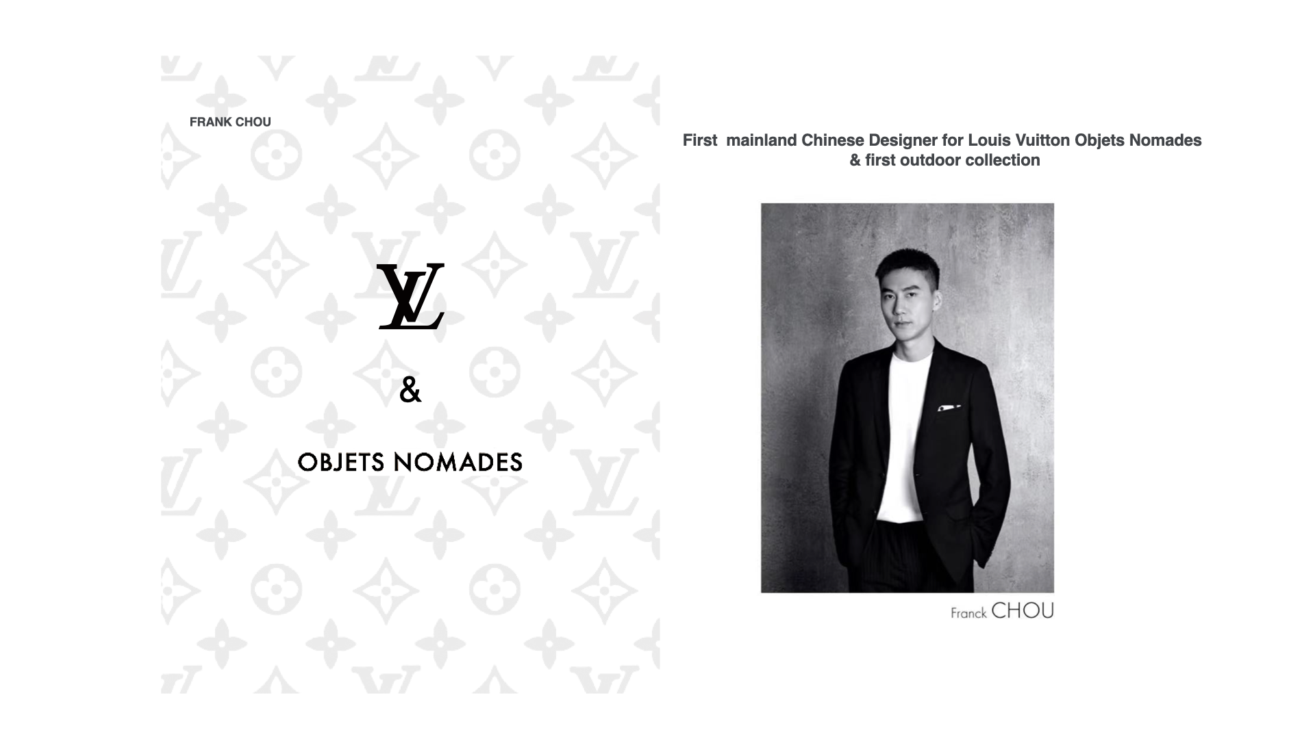 Frank Chou is the Latest Designer of Louis Vuitton Objets Nomades