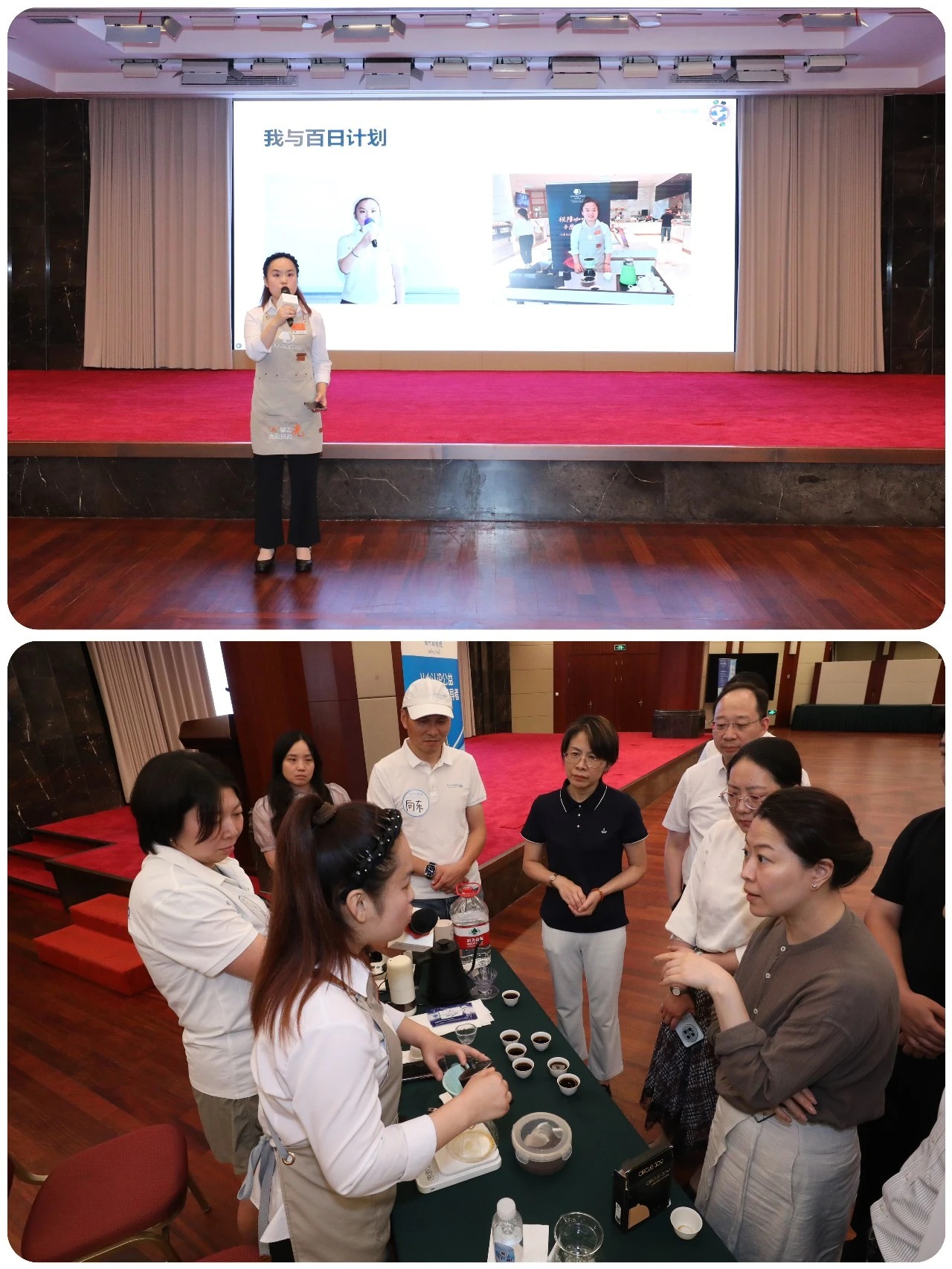 温娜的现场分享及咖啡制作 Wenna's On-site Sharing & Coffee Preparation