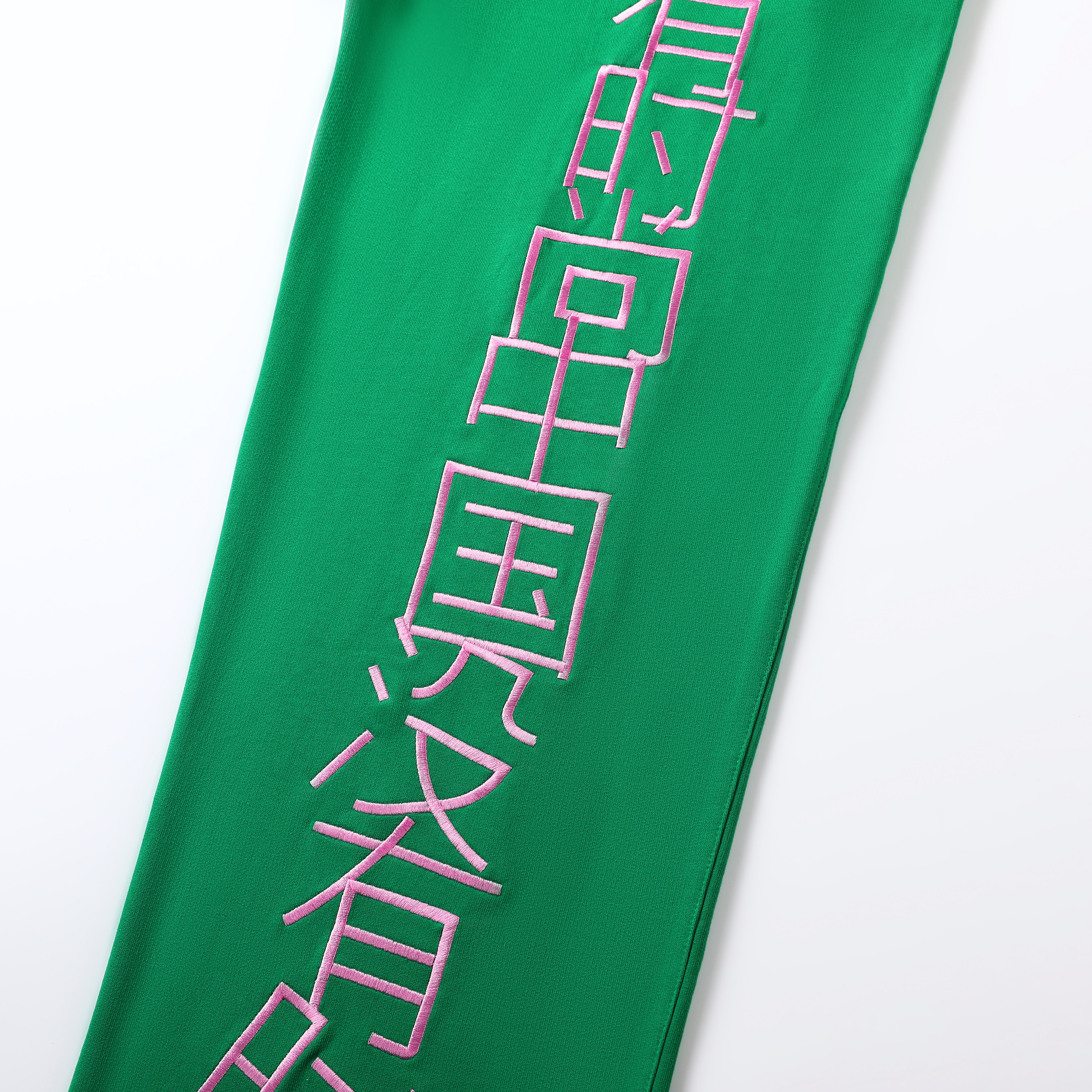 Baggy刺绣长裤